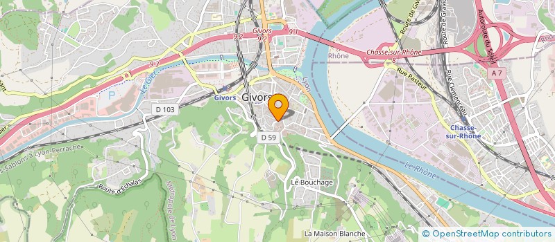 localisation de l'entreprise 928 751 452   GIVORS