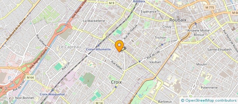 localisation de l'entreprise 928 789 544 à CROIX
