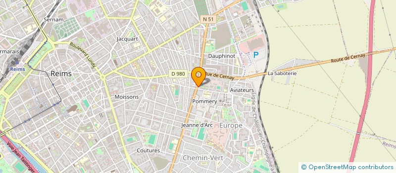 localisation de l'entreprise 928 821 545   REIMS