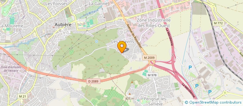 localisation de l'entreprise 928 821 925   AUBIERE