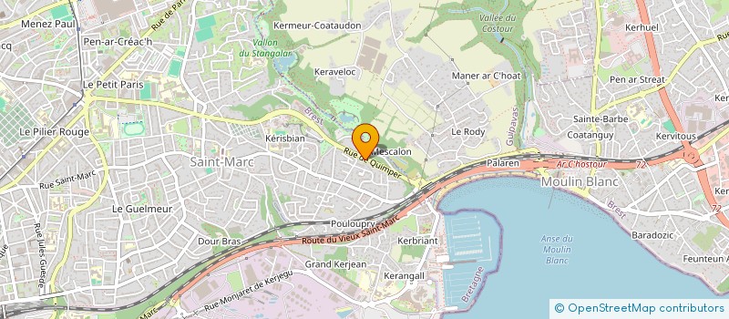 localisation de l'entreprise 928 854 694  à BREST