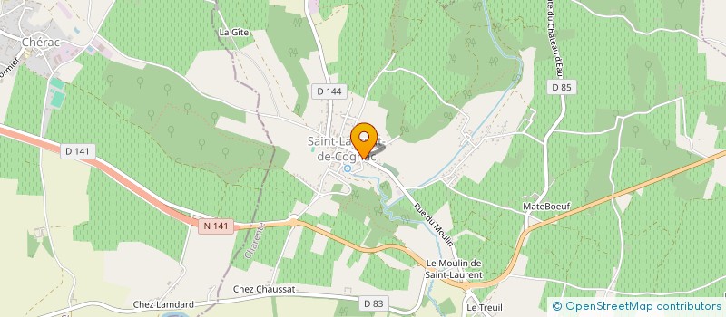 localisation de l'entreprise 928 891 969   SAINT-LAURENT-DE-COGNAC