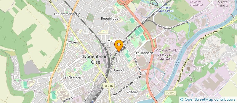 localisation de l'entreprise 928 918 671   NOGENT-SUR-OISE