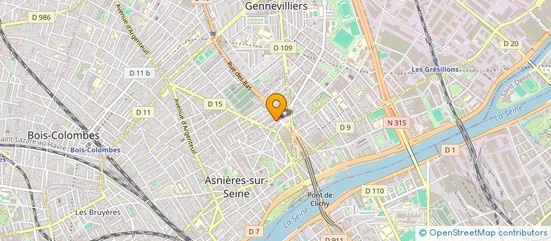 localisation de l'entreprise 928 921 717   ASNIERES-SUR-SEINE