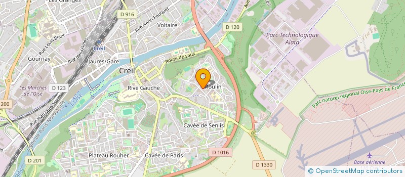 localisation de l'entreprise 928 961 697   CREIL