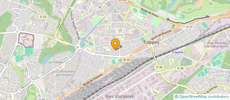 localisation de l'entreprise 928 969 120   TRAPPES