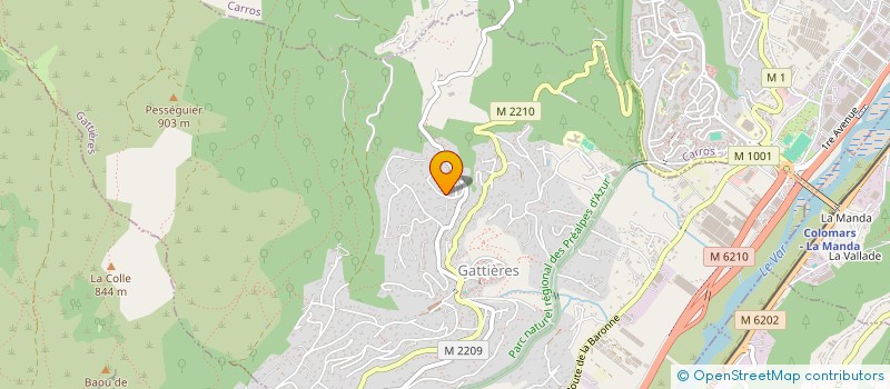 localisation de l'entreprise 928 981 570   GATTIERES