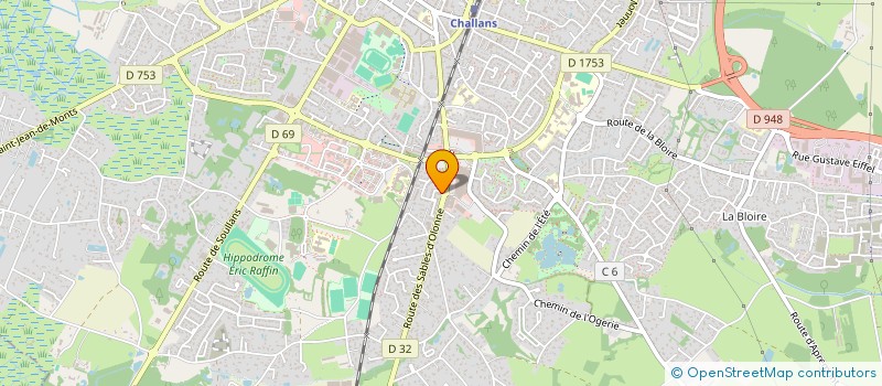 localisation de l'entreprise 928 981 943  à CHALLANS