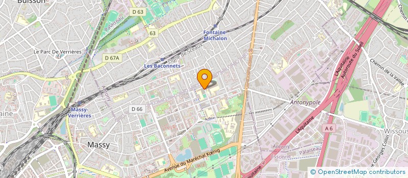 localisation de l'entreprise 929 001 436 à MASSY
