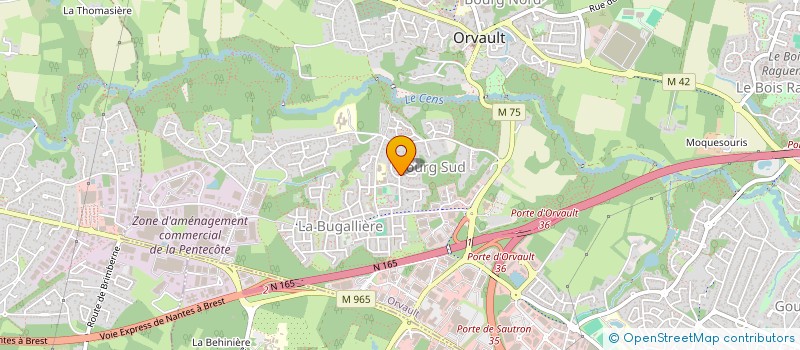 localisation de l'entreprise 929 014 363  à ORVAULT