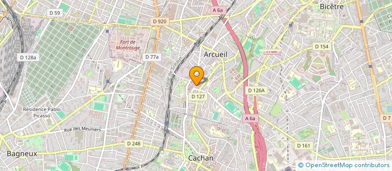 localisation de l'entreprise 929 048 288   CACHAN