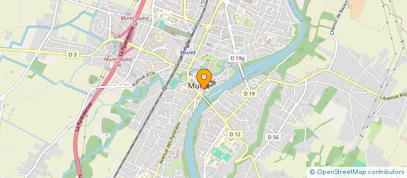 localisation de l'entreprise 929 051 886   MURET