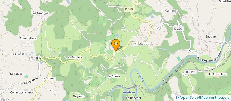 localisation de l'entreprise 929 057 305   ARLEBOSC