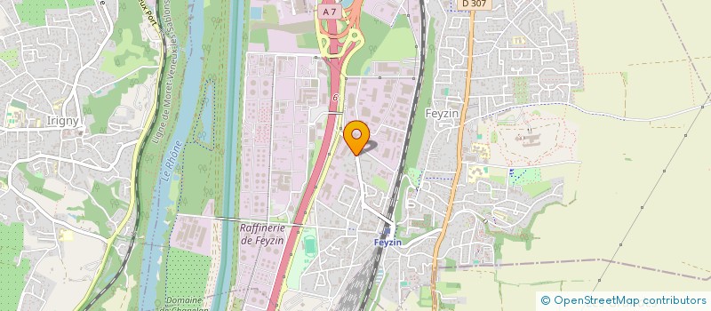 localisation de l'entreprise 929 063 832   FEYZIN