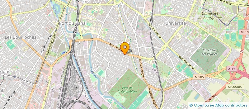 localisation de l'entreprise 929 078 772  à DIJON