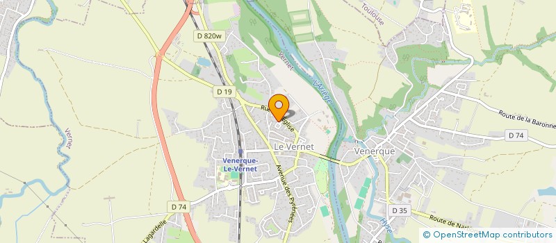 localisation de l'entreprise 929 079 069   VERNET