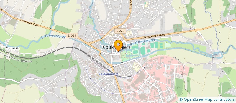 localisation de l'entreprise 929 133 528 à COULOMMIERS