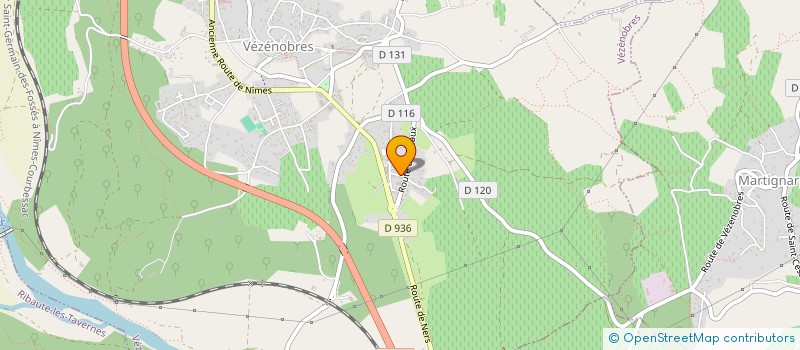 localisation de l'entreprise 929 136 166   VEZENOBRES