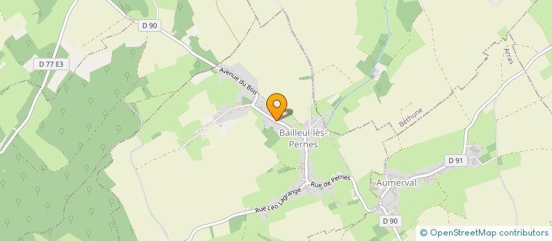 localisation de l'entreprise 929 156 107 à BAILLEUL-LES-PERNES