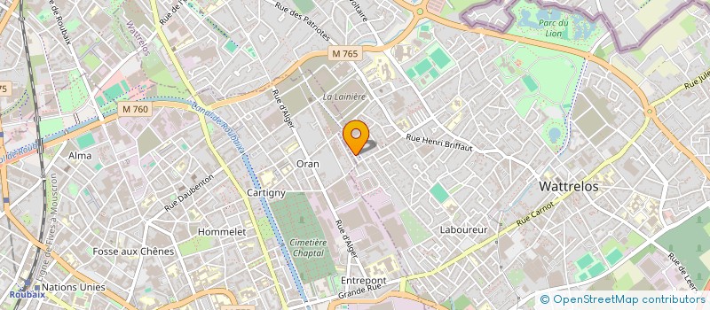 localisation de l'entreprise 929 159 770   WATTRELOS