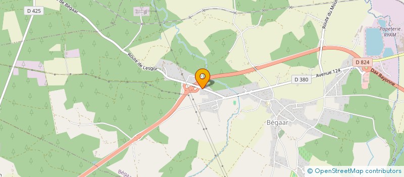 localisation de l'entreprise 929 200 822   BEGAAR