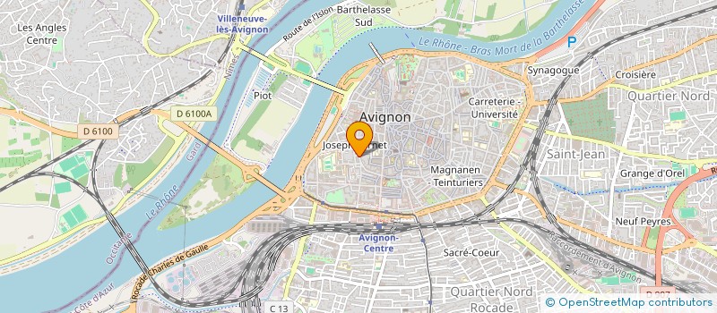 localisation de l'entreprise 929 203 867   VILLENEUVE LES AVIGNON