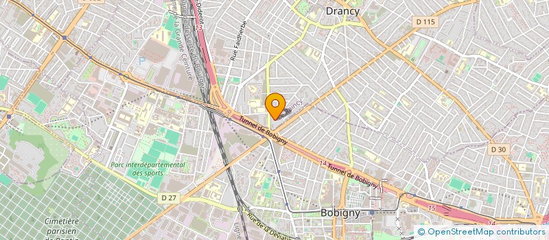 localisation de l'entreprise 929 213 577 à DRANCY