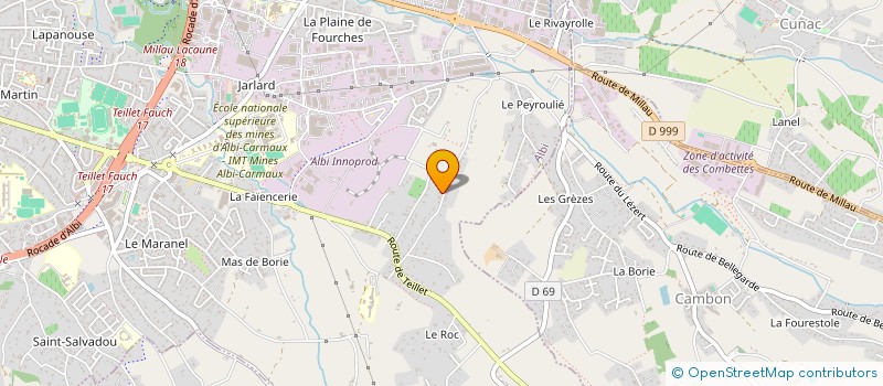 localisation de l'entreprise 929 218 873   ALBI