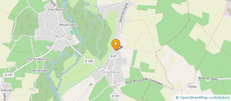 localisation de l'entreprise 929 220 606  à COGNAC
