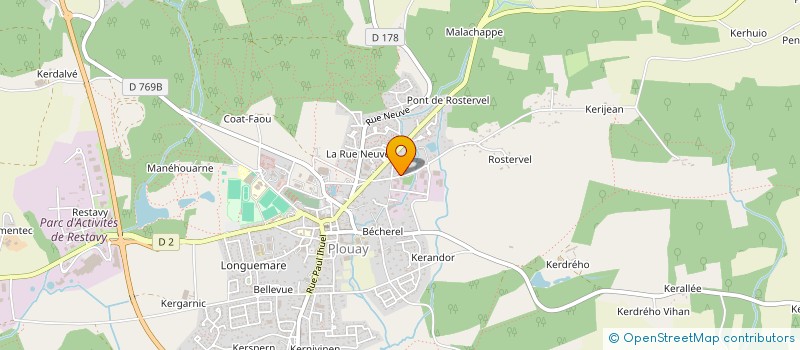 localisation de l'entreprise 929 222 255  à BANNALEC