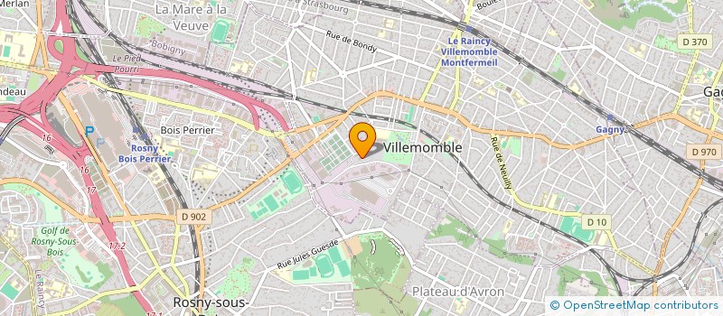 localisation de l'entreprise 929 244 507 à VILLEMOMBLE