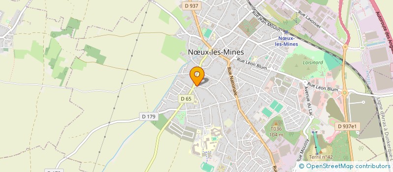 localisation de l'entreprise 929 250 744   CAMBRAI