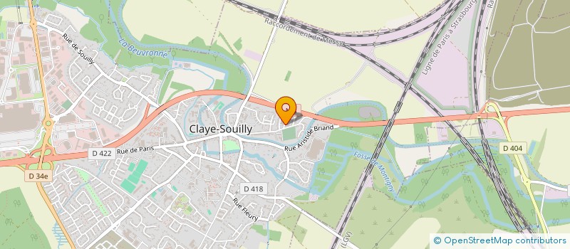 localisation de l'entreprise 929 259 281   CLAYE-SOUILLY