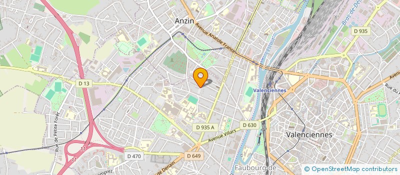 localisation de l'entreprise 929 270 379   VALENCIENNES