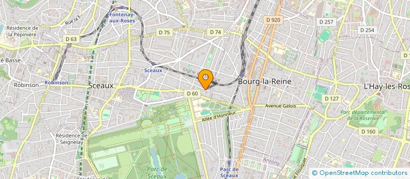 localisation de l'entreprise 929 276 491  à SCEAUX