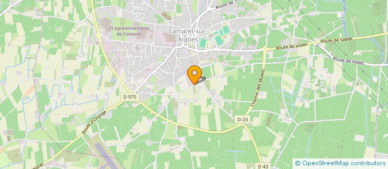 localisation de l'entreprise 929 281 830   CAMARET-SUR-AIGUES