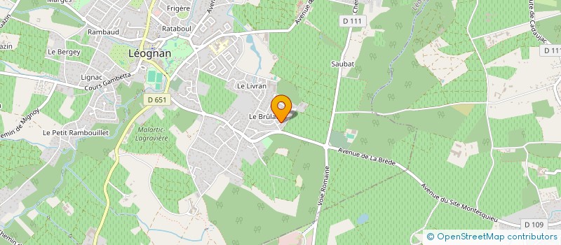 localisation de l'entreprise 929 284 107   LEOGNAN