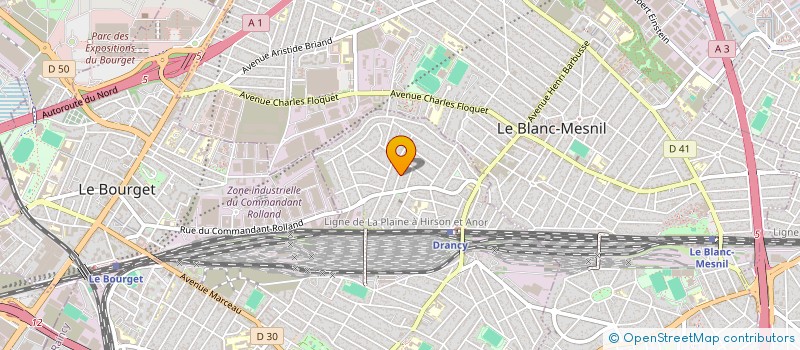 localisation de l'entreprise 929 310 571   DRANCY