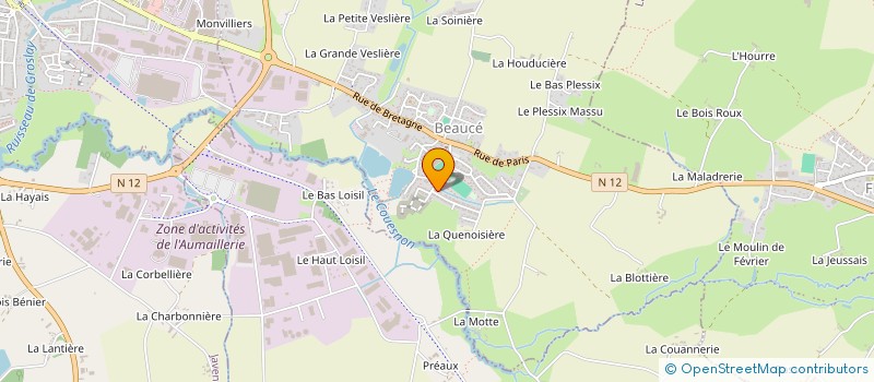 localisation de l'entreprise 929 315 018   BEAUCE