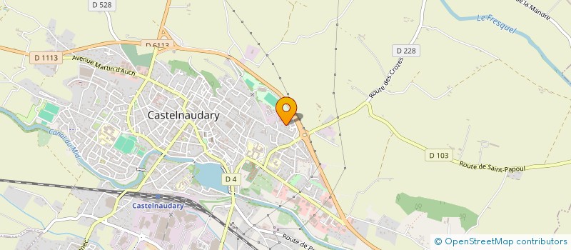 localisation de l'entreprise 929 317 568 à CASTELNAUDARY