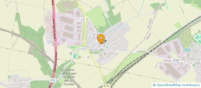 localisation de l'entreprise 929 390 649   VEMARS