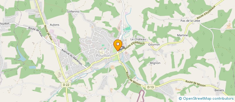 localisation de l'entreprise 929 402 188   POUILLON