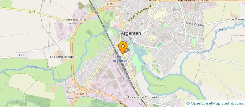 localisation de l'entreprise 929 407 187   ARGENTAN