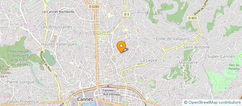 localisation de l'entreprise 929 433 662   CANNES