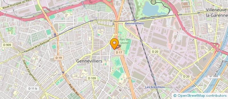 localisation de l'entreprise 929 467 702   GENNEVILLIERS