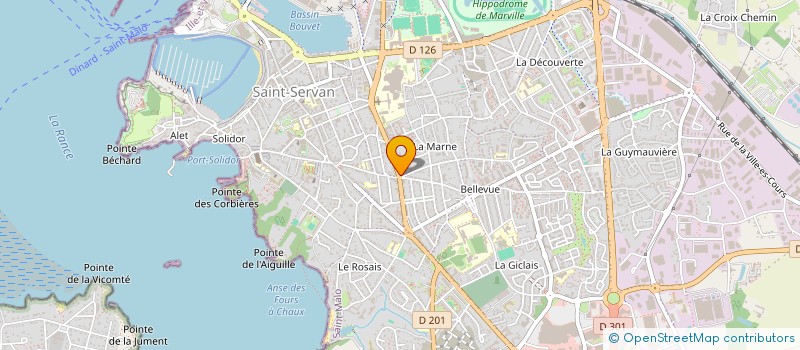 localisation de l'entreprise 929 488 526 à SAINT-MALO