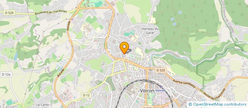 localisation de l'entreprise 929 504 561 à VOIRON