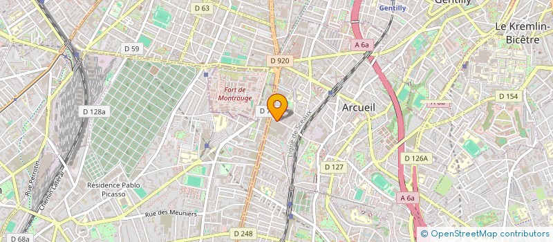 localisation de l'entreprise 929 527 182   ARCUEIL