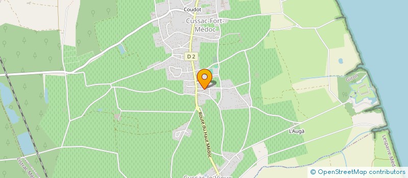 localisation de l'entreprise 929 541 324   CUSSAC-FORT-MEDOC