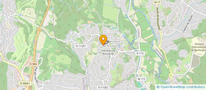 localisation de l'entreprise 929 552 990   SAINT-CLEMENT-DE-RIVIERE